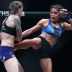 Joanne Calderwood (red glove tape) vs. Norma Rueda Center