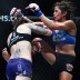 Joanne Calderwood (red glove tape) vs. Norma Rueda Center