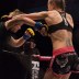 Joanne Calderwood (red glove tape) vs. Sally Krumdiack