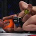 Raquel Pennington (blue glove tape) vs. Sarah Moras