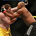 Matt Mitrione (gold trunks) vs. Marcus Jones