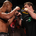 Marcus Jones (left) and Matt Mitrione 