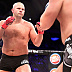 Matt Mitrione (blue gloves) vs. Fedor Emelianenko