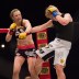 Joanne Calderwood (red glove tape) vs. Sally Krumdiack