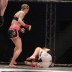 Joanne Calderwood (red glove tape) vs. Sally Krumdiack