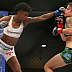 Angela Hill (blue glove tape) vs. Livia Renata Souza