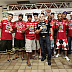 Wallid Ismail (center) with Jungle Fight 44 fighters